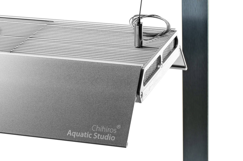 Chihiros RGB Vivid 2 Mate Light Shade for aquarium lighting, showcasing the matte finish and vibrant RGB color options.