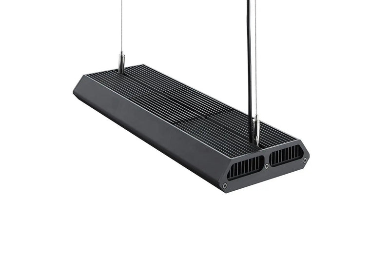 Chihiros RGB Vivid Mini hanging LED lighting kit for aquariums, featuring adjustable colorful lights and compact design.