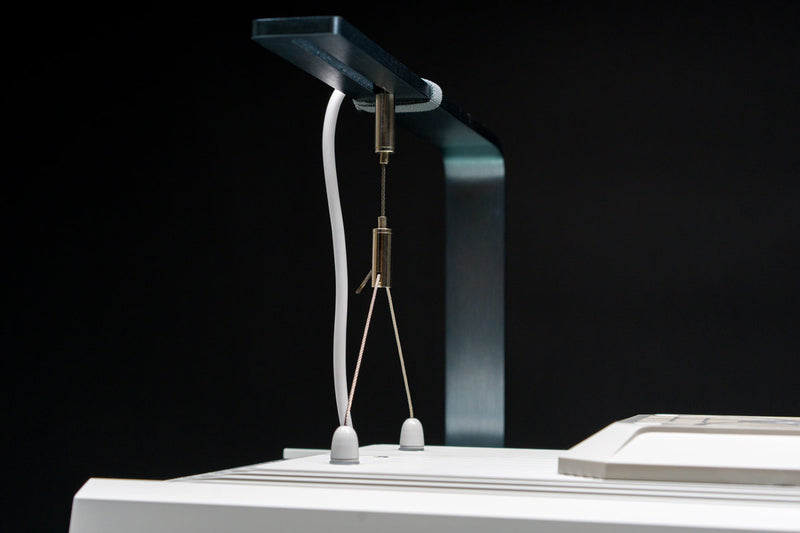 Chihiros RGB Vivid & WRGB lighting stand for aquarium lighting, showcasing the sleek design of the regular model.