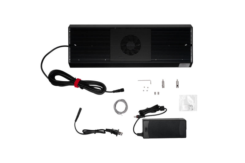 Chihiros RGB Vivid2 LED Light in black, 10th Anniversary Edition, designed for aquarium lighting with vibrant color options.