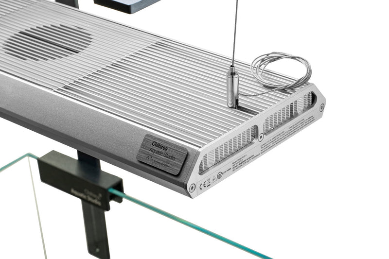 Chihiros RGB Vivid2 LED Light in silver, 10th anniversary edition, designed for aquarium lighting with vibrant color options.