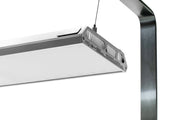 Chihiros RGB Vivid2 LED Light in silver, 10th Anniversary Edition, showcasing vibrant lighting and sleek design for aquariums.