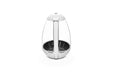 Chihiros Tiny Terrarium Egg, small glass terrarium with a rounded shape and open top, designed for decorative plants or miniatures.