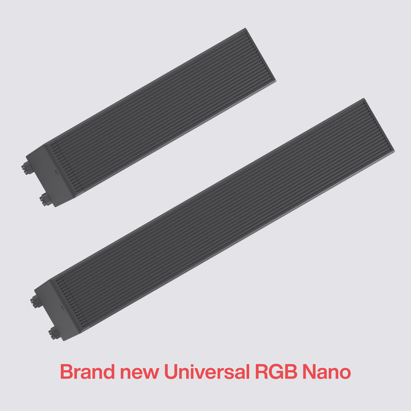 Chihiros Universal RGB Nano LED Light for aquarium lighting, featuring adjustable colors and compact design.