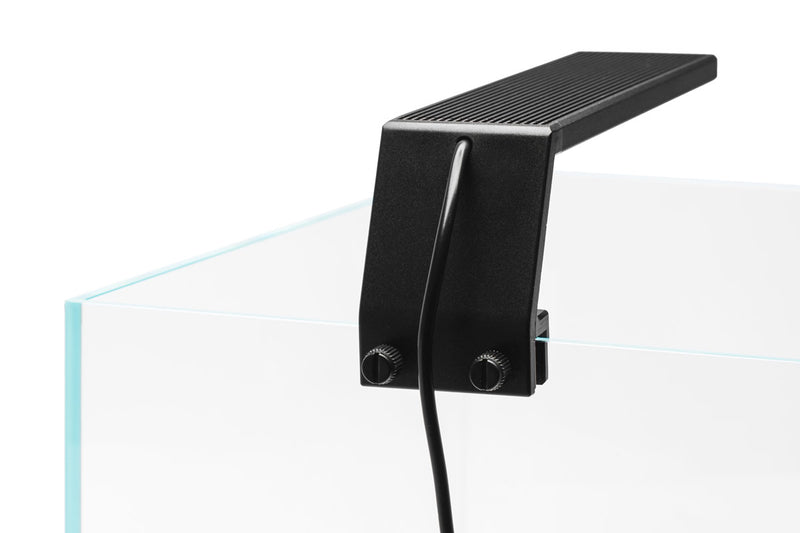 Chihiros Universal RGB Nano LED Light for aquarium lighting, showcasing compact design and colorful LED illumination.