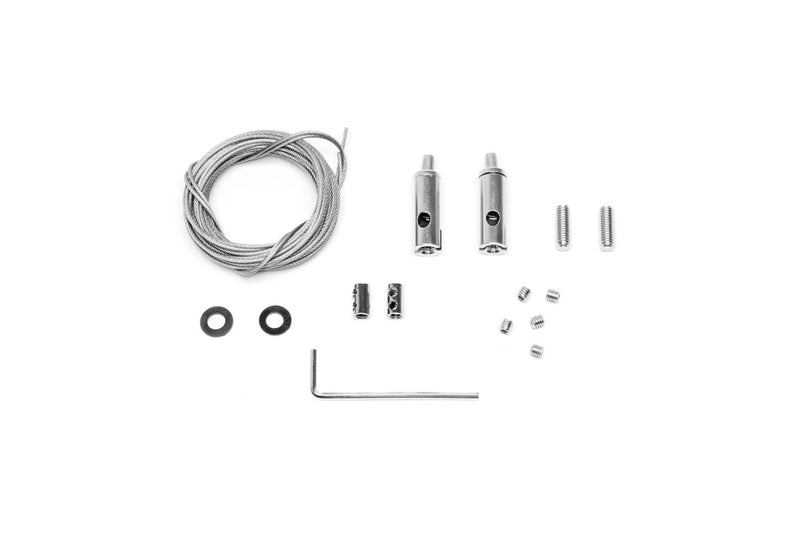 Chihiros WRGB II LED light hanging kit for aquarium lighting, featuring adjustable mounting hardware and sleek design.