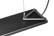 Chihiros WRGB II SLIM hanging lighting kit mounted on an aquarium, designed for efficient LED illumination and aesthetic appeal.