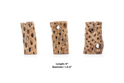 Natural driftwood Cholla Tunnel Tube by ASA, showcasing a hollow, textured driftwood tunnel suitable for aquarium decor.