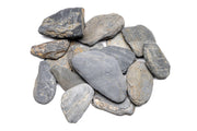 Dark blue slate stone from UNSHARDSCAPE showing a textured, natural stone surface with rich blue hues and subtle grain patterns.