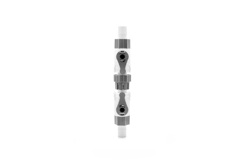 UNSFILTER Delta quick release double tap valves for water filters, showcasing their easy-to-use design and durable construction.
