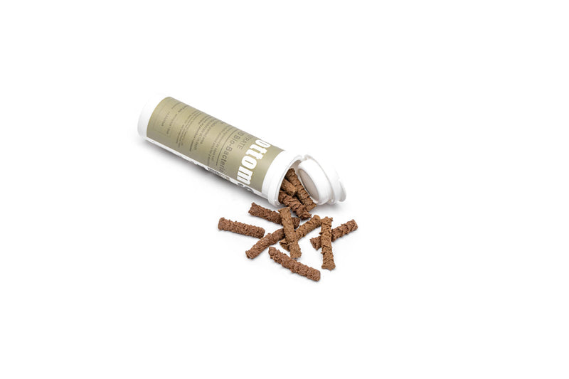Dr. Tank Energize Bottom Bio-Bacteria Stick for water conditioning, showing the stick in a clear container.