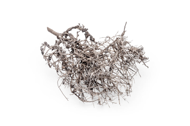 Natural driftwood tree branches from UNSHARDSCAPE, showcasing twisted and textured wood pieces suitable for decor or craft projects.