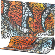 Flipper Aquarium Mat featuring a colorful clownfish design, designed as a decorative accessory for fish tanks.
