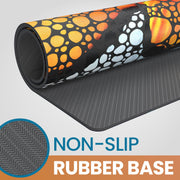 Flipper Aquarium Mat featuring a vibrant clownfish design, perfect as a decorative accessory for fish tanks.