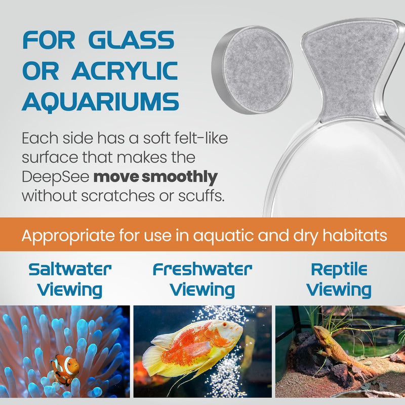 Clear Flipper DeepSee Viewer Max 5-inch accessory for enhanced underwater viewing and exploration.