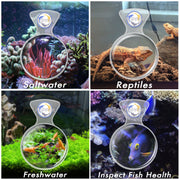 Clear Flipper DeepSee Viewer Standard 4-inch accessory for inspecting small objects and detailed viewing.