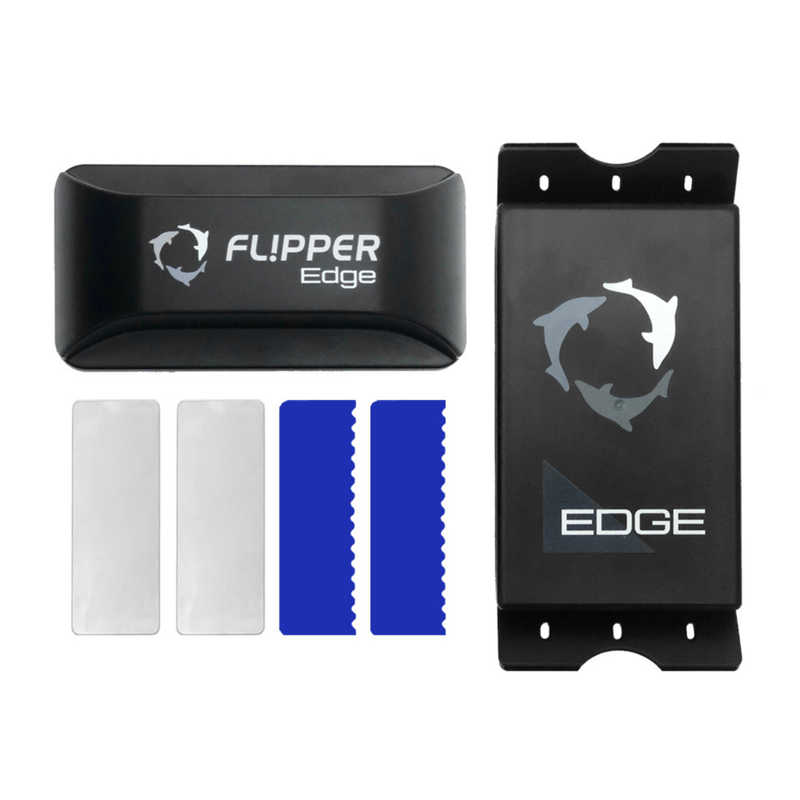 Close-up of the Flipper EDGE accessory showing sleek design and textured surface, designed for enhanced grip and durability.