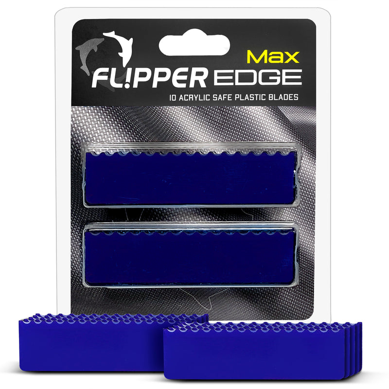 Pack of 10 Flipper Edge MAX Platinum CC blades, premium accessories for precision cutting and grooming tools.