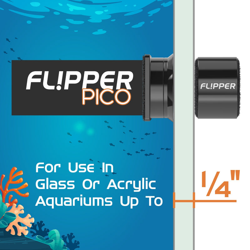 Flipper Pico Black magnet cleaner accessory with a sleek black design for cleaning screens and surfaces.