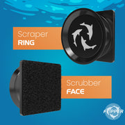 Flipper Pico Black magnet cleaner accessory with a compact black design for cleaning screens and surfaces.