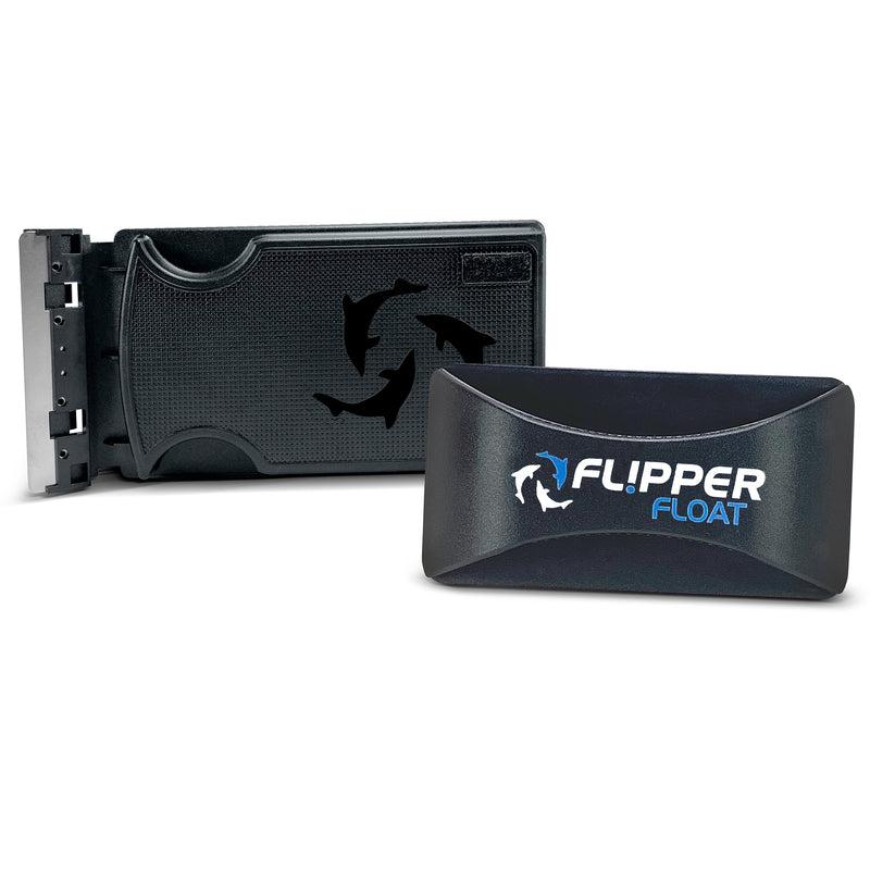 Flipper Magnet Cleaner with standard float, swimming pool cleaning accessory, featuring a sturdy magnet for debris removal.