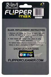 Set of five Flipper Max Float ABS smooth blade accessories for swimming pool maintenance and cleaning.