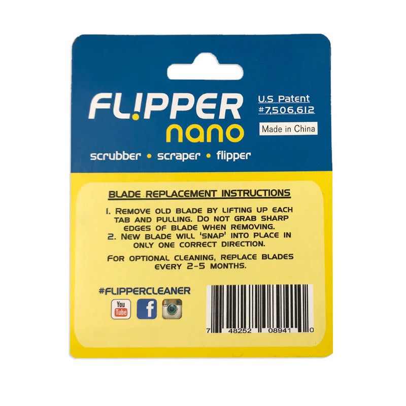 Two Flipper Nano Float SS Blade fishing accessories in a 2-pack, featuring stainless steel blades for durable performance.