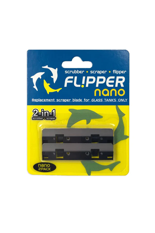 Two Flipper Nano Float SS Blade fishing accessories in a 2-pack, designed to protect and secure fishing lines.