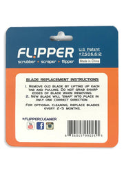 Two Flipper standard float SS blade accessories, durable stainless steel blades for fishing floats, shown in a 2-pack.