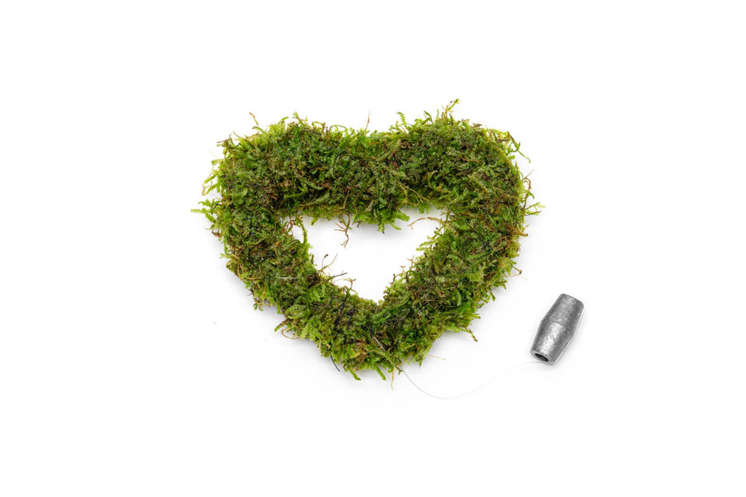 Heart Shaped Christmas Moss Wreath