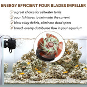 Hygger 24/7 Custom Mode Wave Maker accessory with adjustable settings for aquarium water flow and circulation.