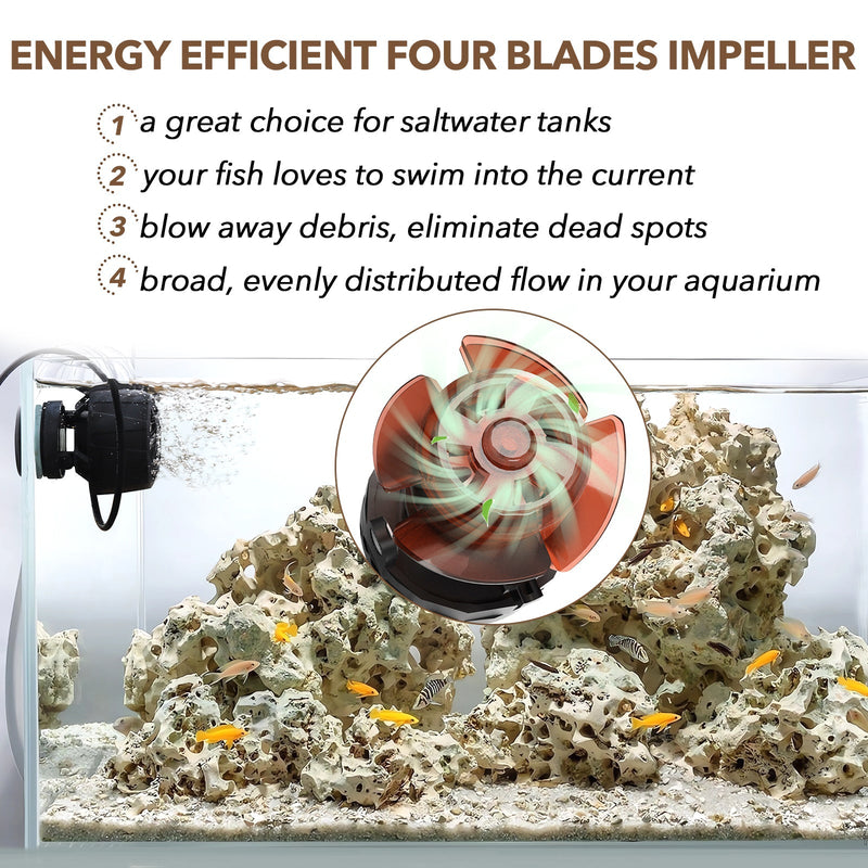 Hygger 24/7 Custom Mode Wave Maker accessory with adjustable settings for aquarium water flow and circulation.