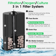 Hygger Aquarium Biochemical Sponge Filter Filters - Buce Plant