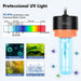 Hygger Aquarium UV Sterilizer accessory, compact device with clear housing for aquarium water sterilization.