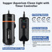 Hygger Aquarium UV Sterilizer accessory, cylindrical device with control panel, used for sterilizing water in fish tanks.