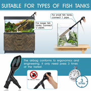 Hygger Aquarium Water Changer accessory with hoses and connectors for easy water maintenance in fish tanks