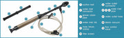 Hygger Aquarium Water Changer accessory with hoses and fittings for easy water maintenance in fish tanks