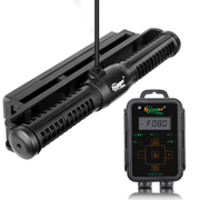 Hygger Cross Flow Wave Pump accessory with cylindrical body and inlet/outlet ports for aquarium water circulation.