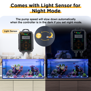 Hygger Cross Flow Wave Pump, an aquarium accessory with a compact design and adjustable flow settings, for efficient water circulation.