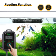 Hygger Cross Flow Wave Pump accessory with cylindrical body and inlet/outlet ports for aquarium water circulation.
