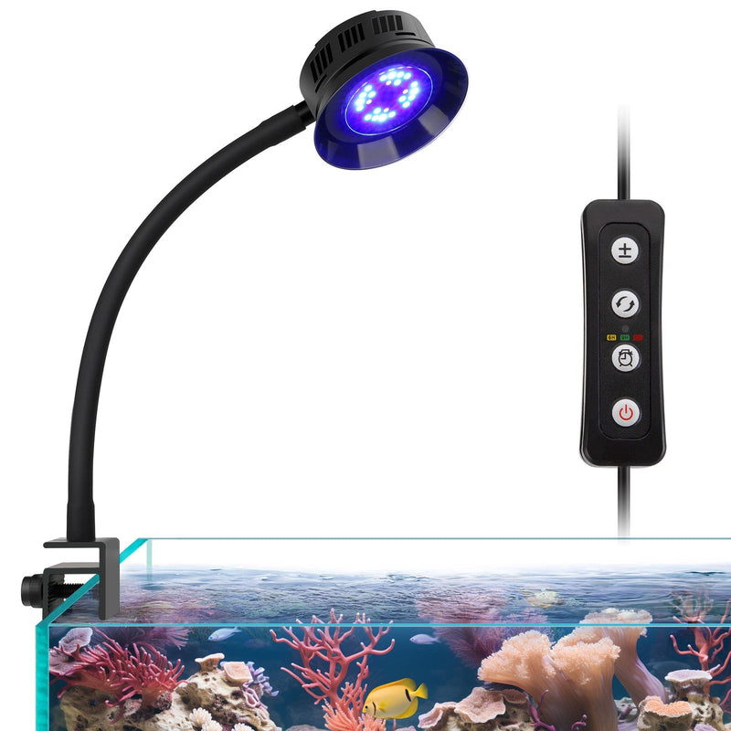Hygger Dimmable Marine Light HG088 mounted on a boat, showing adjustable lighting for marine environments.