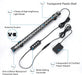 Hygger Dunker submersible aquarium light showing a sleek black design with adjustable brightness for freshwater or saltwater tanks.