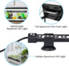 Hygger Dunker submersible aquarium light illuminating a vibrant fish tank with colorful LED lighting.