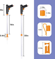 Hygger 3-in-1 hand-operated water changer accessory for aquarium maintenance, featuring hoses and valves for easy water changes.