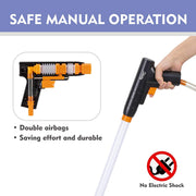 Hygger 3-in-1 hand-operated water changer accessory for aquarium maintenance, featuring a versatile water siphon tool.