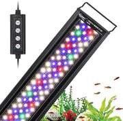 Hygger LED light with advanced spectrum for aquarium or plant lighting, featuring sleek design and adjustable brightness.