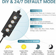 Hygger LED clip-on light HG990 providing 24/7 illumination, compact design with adjustable brightness for versatile lighting.