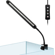 Hygger LED Light Nano Clip-On, compact adjustable clip-on lighting device with bright LED for aquarium or workspace illumination.