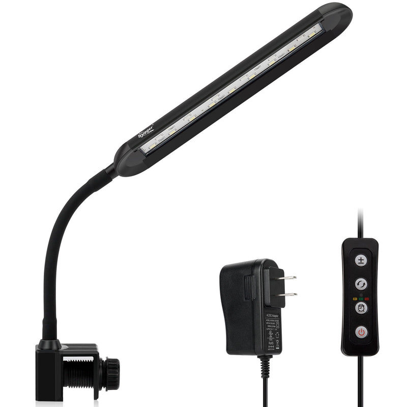 Hygger LED Light Nano Clip-On, compact lighting device with adjustable clip, ideal for plants or small spaces.