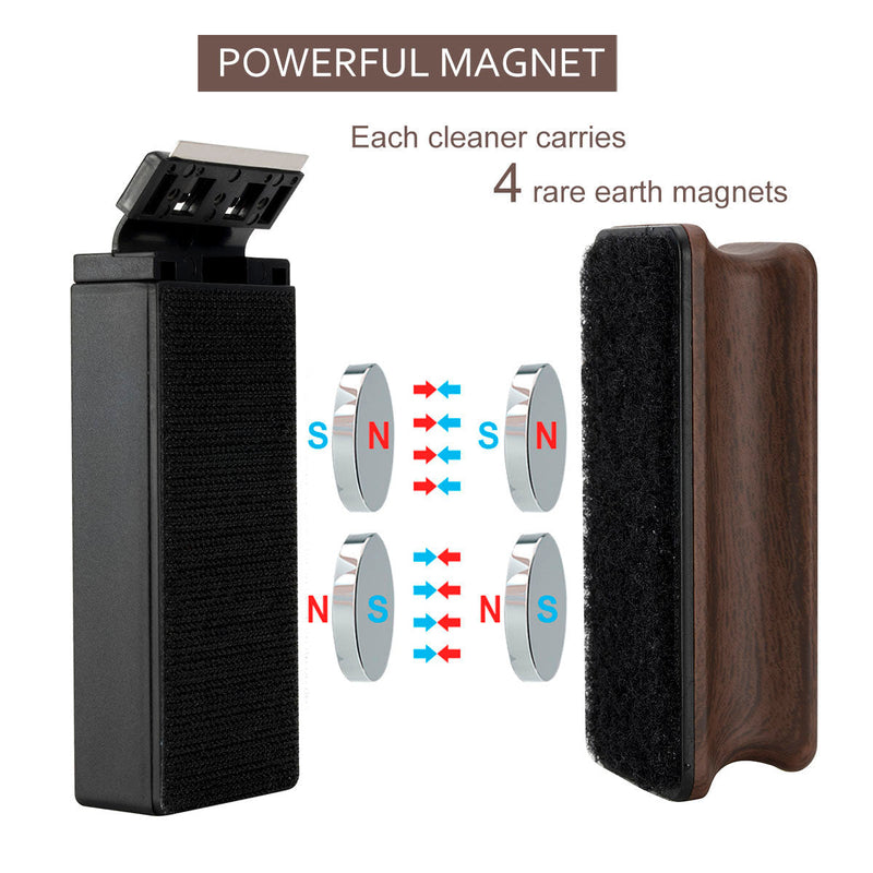 Hygger magnet cleaner with brush for aquarium glass cleaning, featuring a magnetic design and attached cleaning brush.
